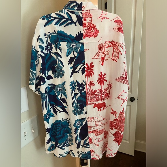 Farm Rio short sleeve button down shirt - Picture 3 of 5